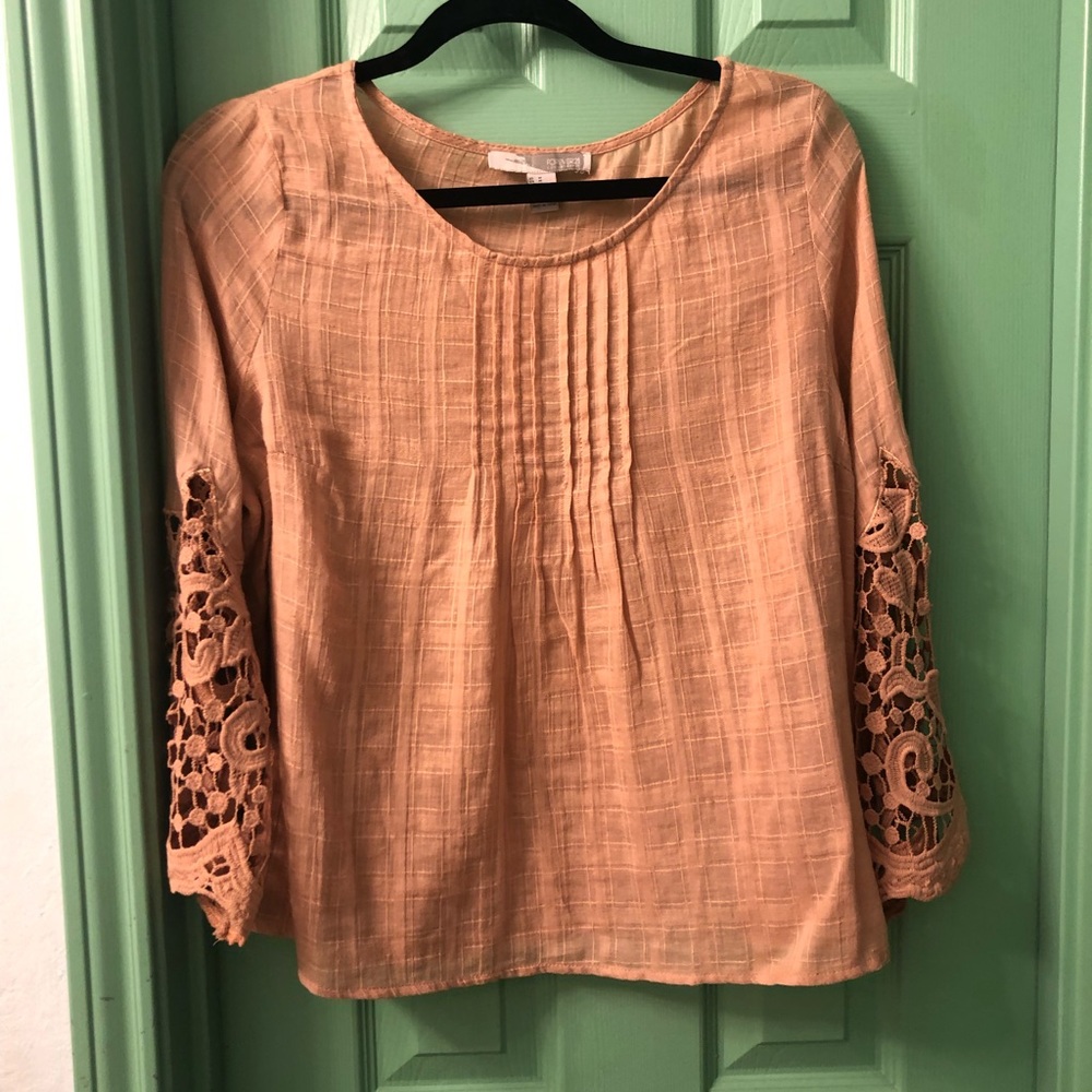 Burnt orange blouse